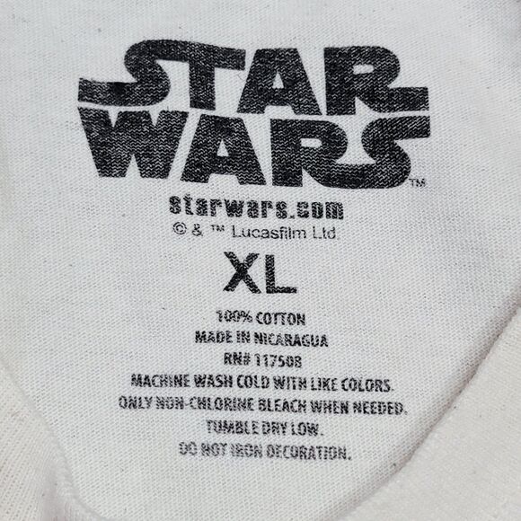 Star Wars LS Cream Unisex Tee "Boba Fett Bounty Hunter" - Size XL - Picture 6 of 6
